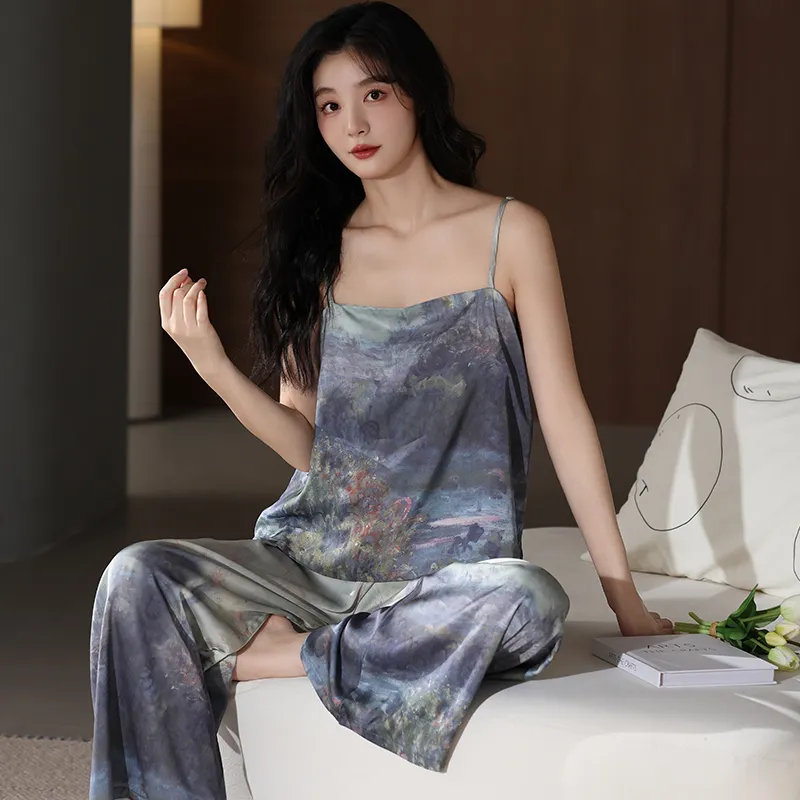 Qin Jing Pajama Set Women's Painted-3