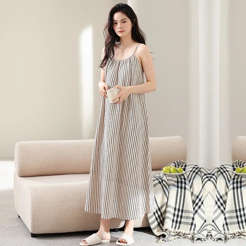 Qin Jing Nightgown Women's Gray-1