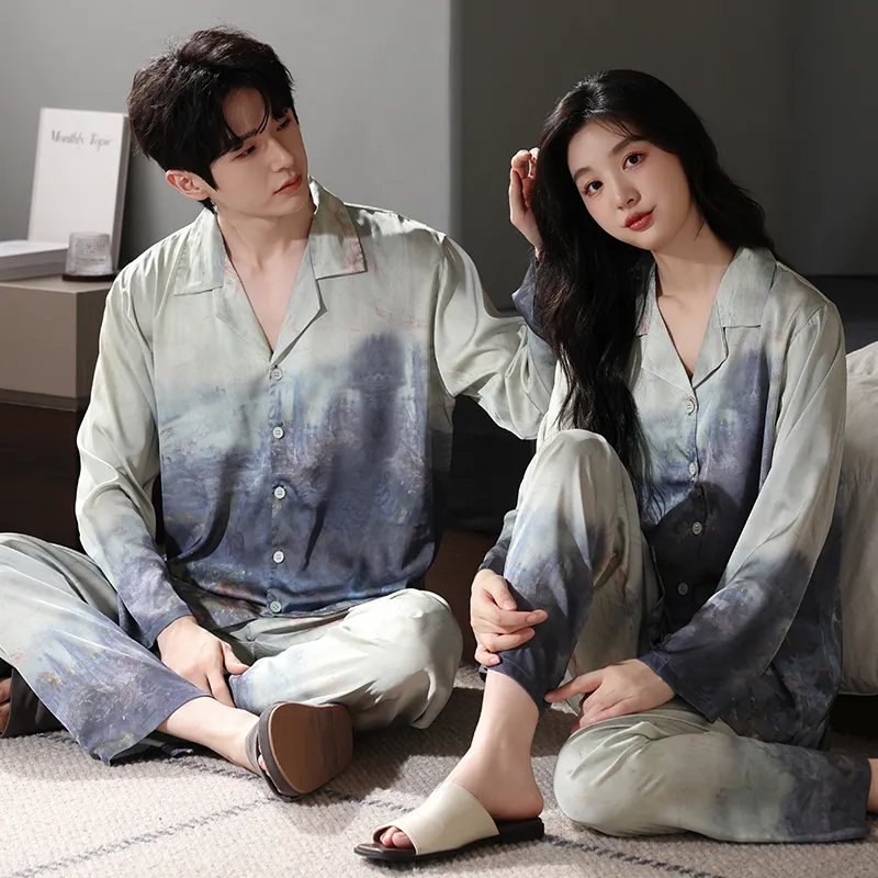 Qin Jing Pajama Set Unisex Gift Box Set Painted Color-10