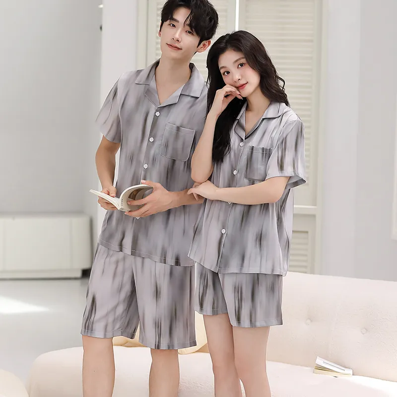 Qin Jing Pajama Set Unisex Gray-7