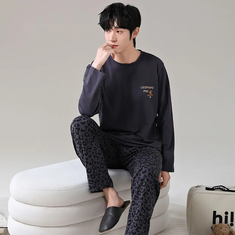 Qin Jing Pajama Set Men's Black-2