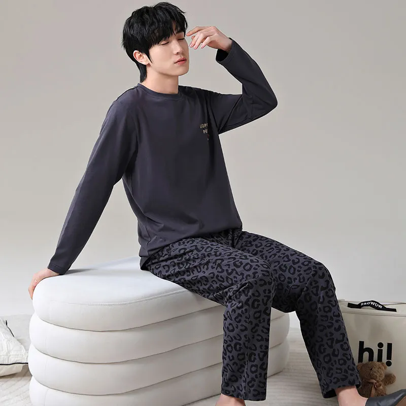 Qin Jing Pajama Set Men's Black-1