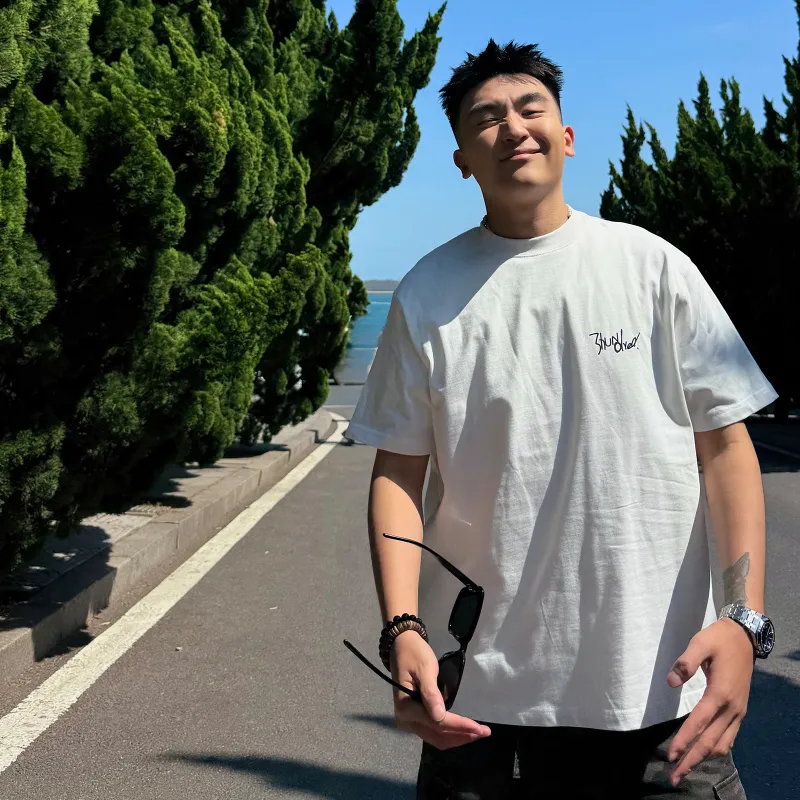 SANBAI STUDIO T Shirts Unisex White-2