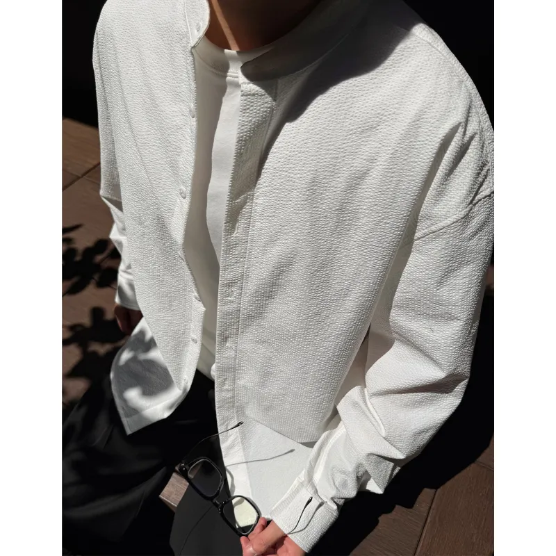SANBAI STUDIO Shirts Unisex White-4