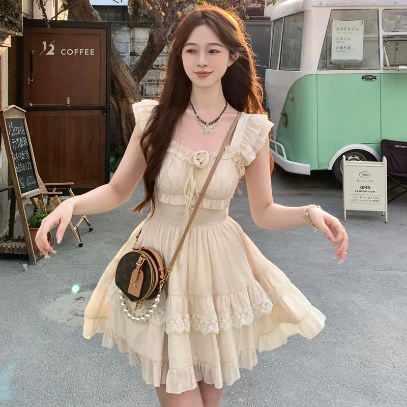 Pzhk Short Sleeved Dress Women's-1