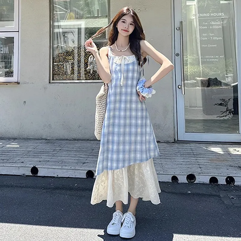 PZHK Slip Dresses Women's-2