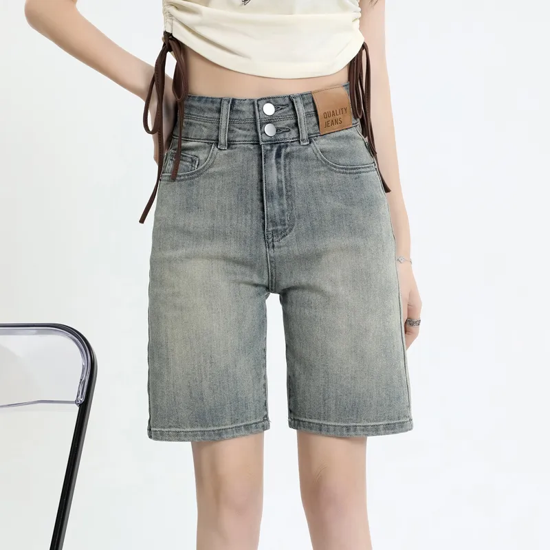 PZHK Denim Shorts Women's-8