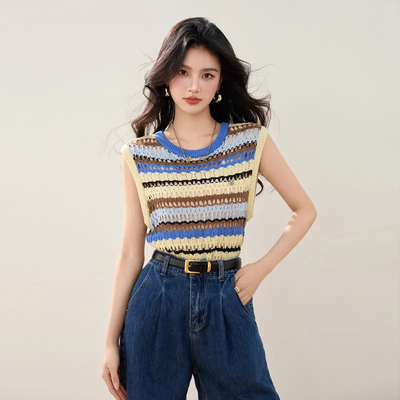 PZHK Knitwear Women's Apricot-2