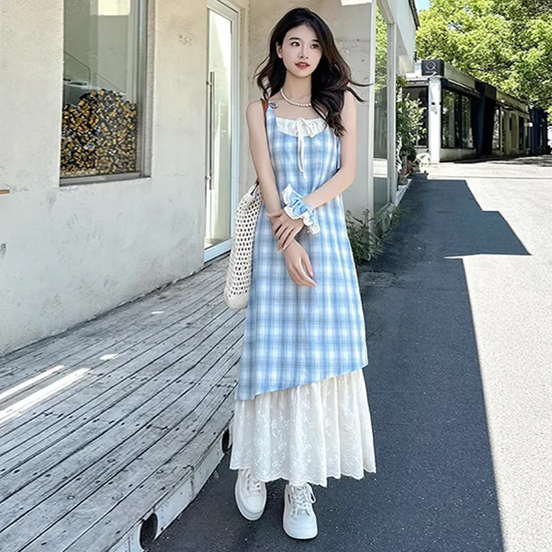 PZHK Slip Dresses Women's-4