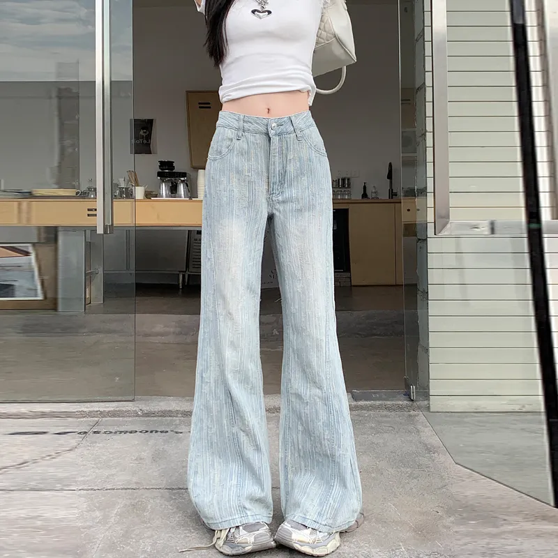 PZHK Jeans Women's Light Blue-4