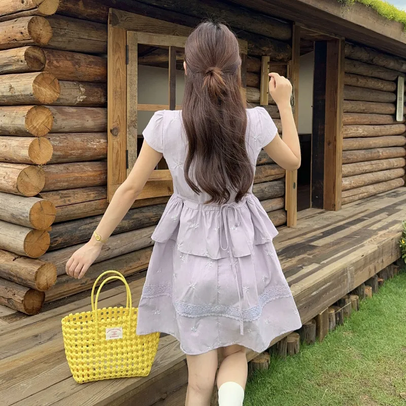 Pzhk Short Sleeved Dress Women's-4