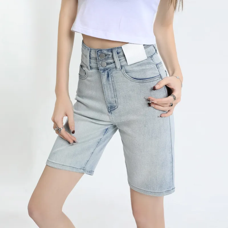 PZHK Denim Shorts Women's-4