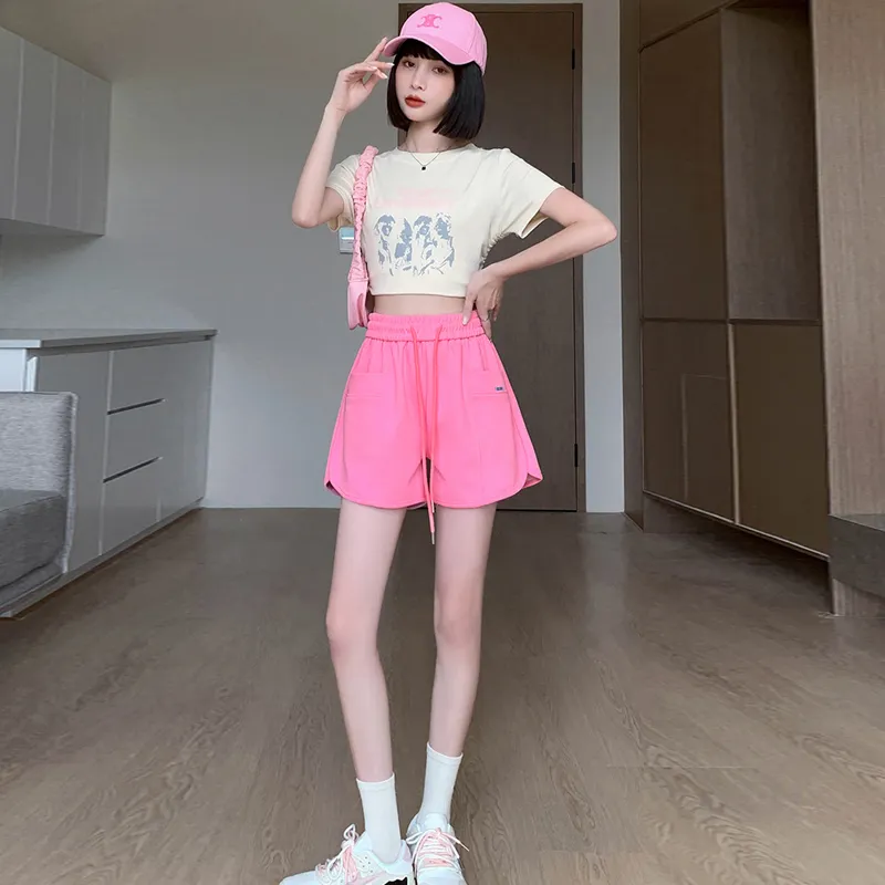 PZHK Casual Shorts Women's-15