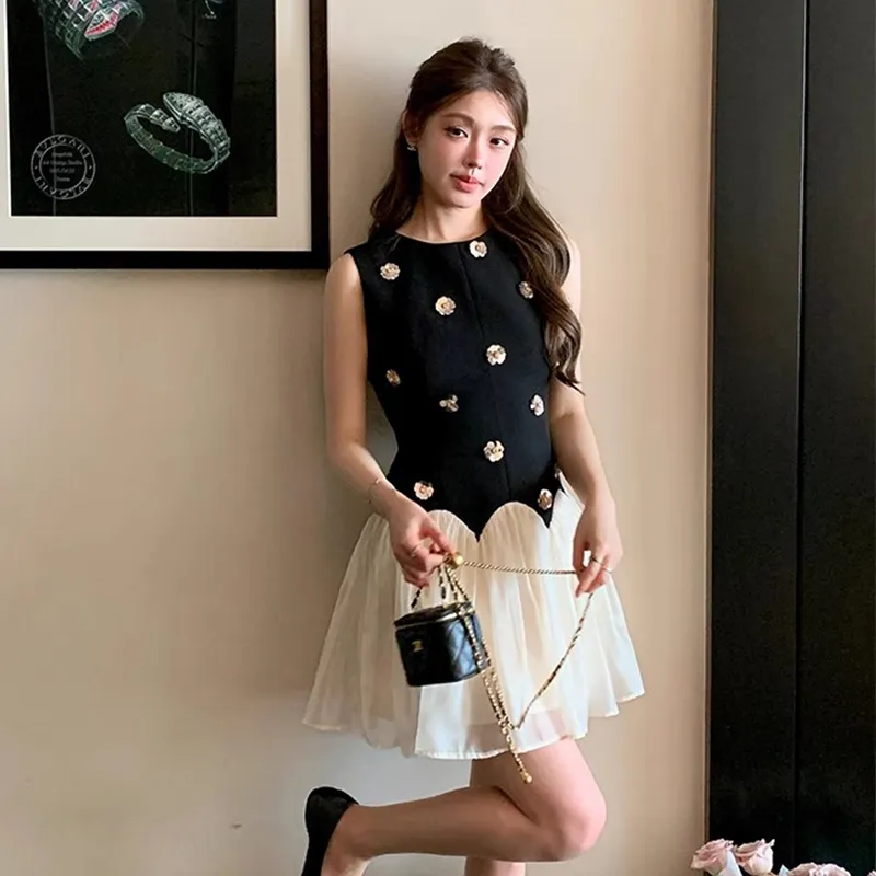 PZHK Sleeveless Dresses Women's-4