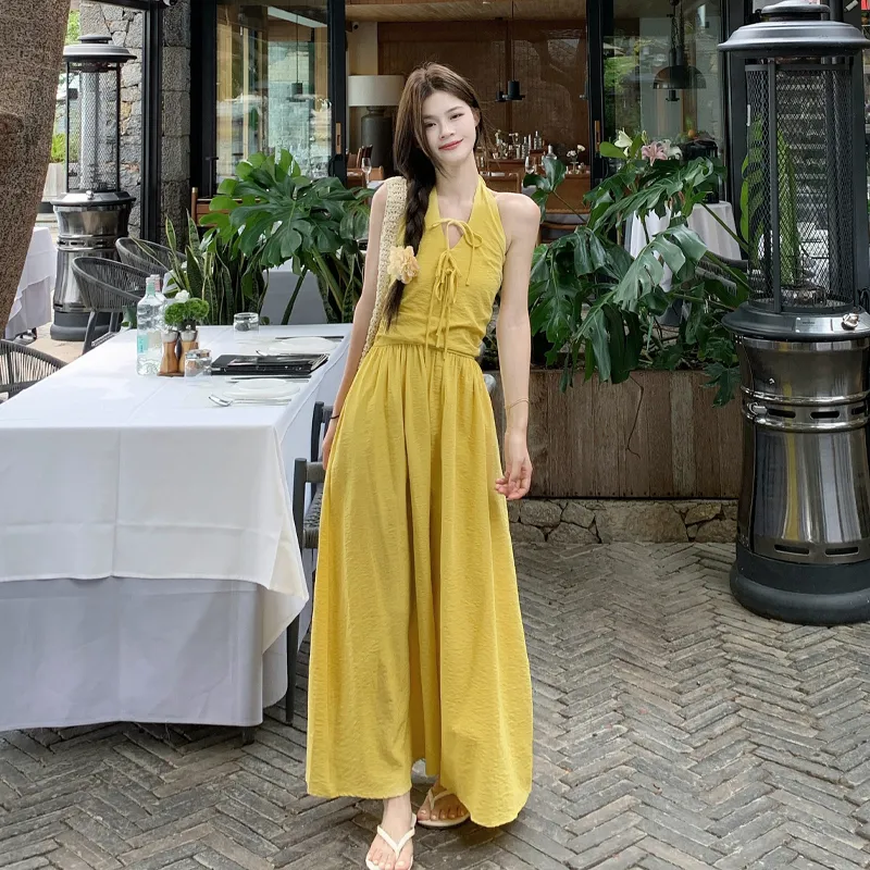 PZHK Sleeveless Dresses Women's-8