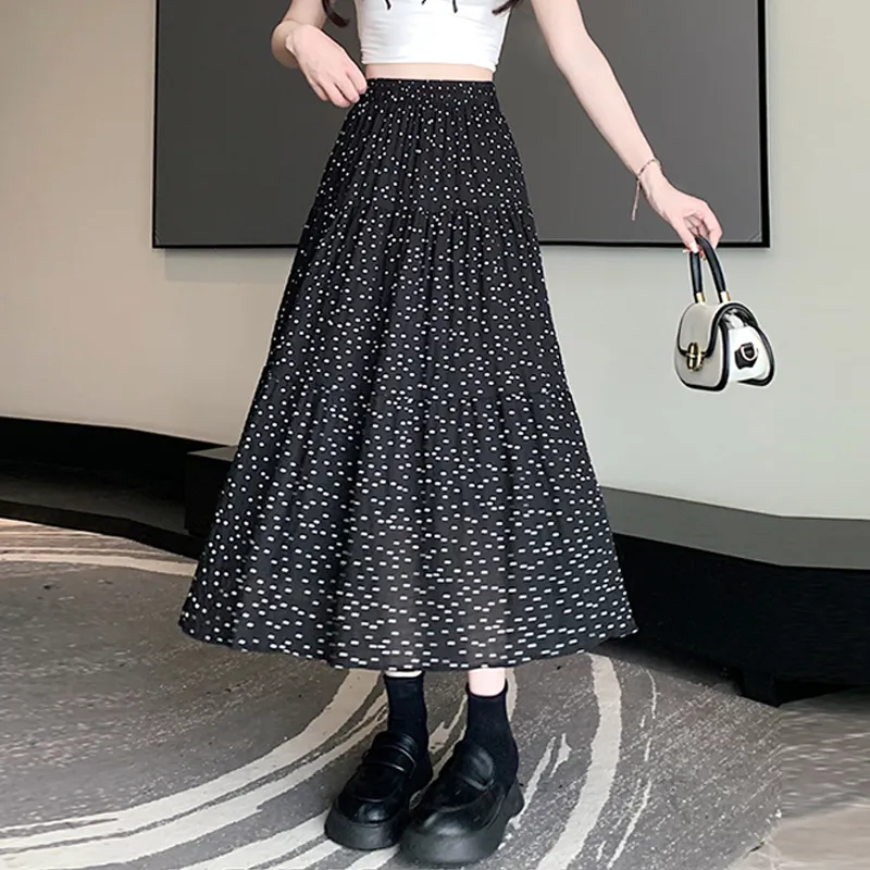 Pzhk Casual Long Skirts Women's-3