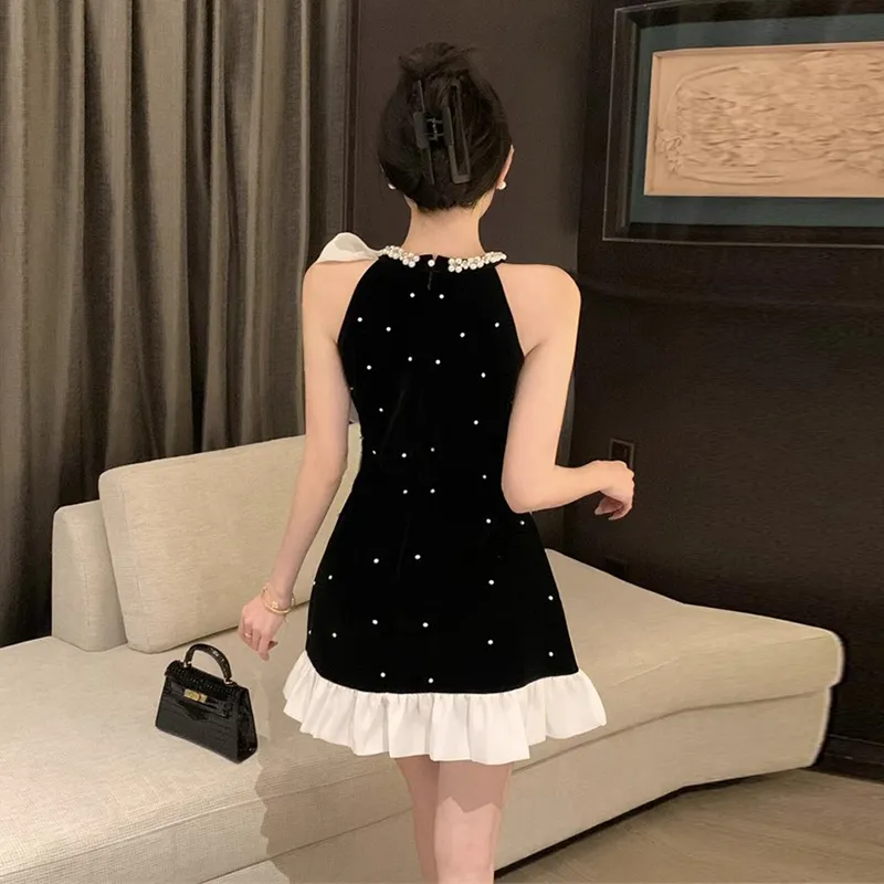 Pzhk Sleeveless Dress Women's Black-1