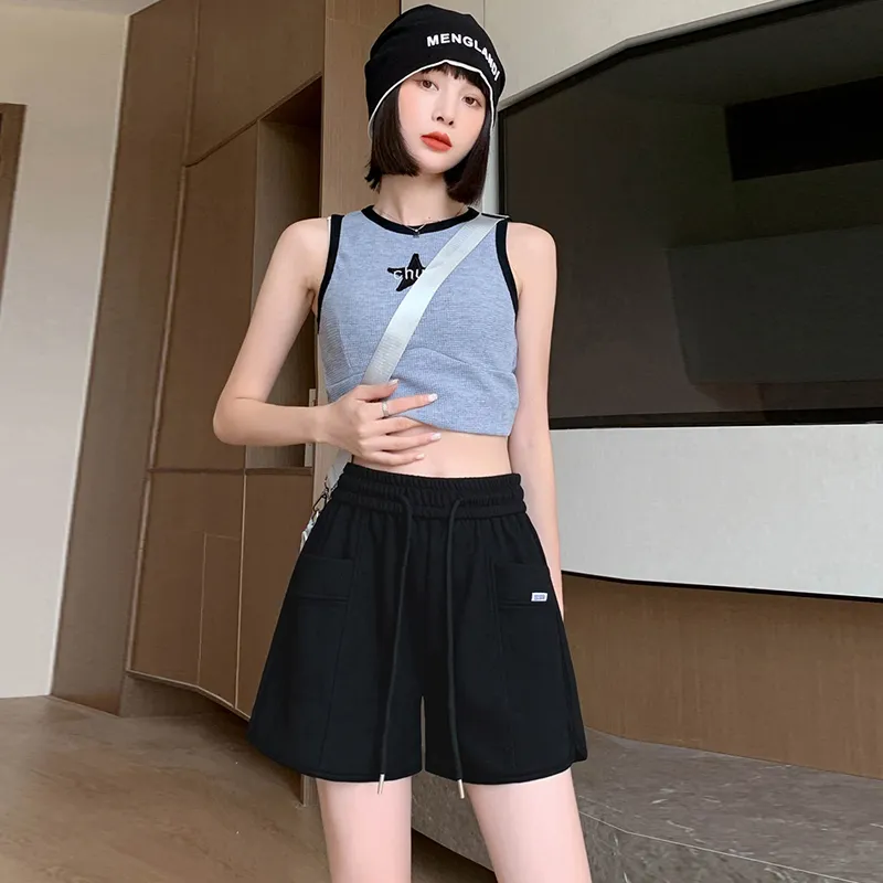 PZHK Casual Shorts Women's-13