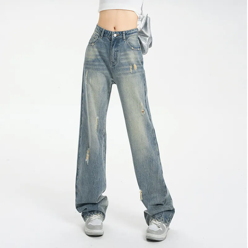 PZHK Jeans Women's Blue-2