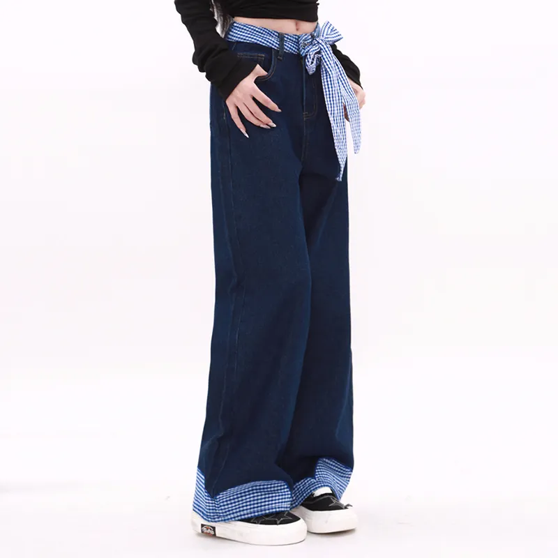 PZHK Jeans Women's Blue-4