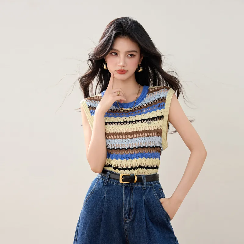PZHK Knitwear Women's Apricot-3