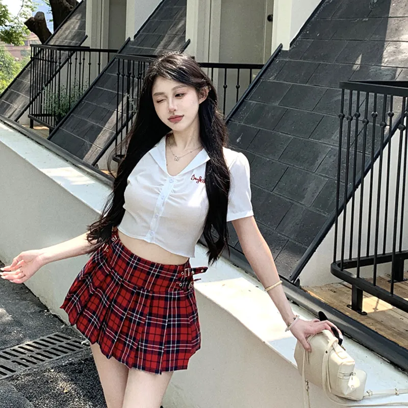 PZHK Two Piece Skirt Sets Women's-2