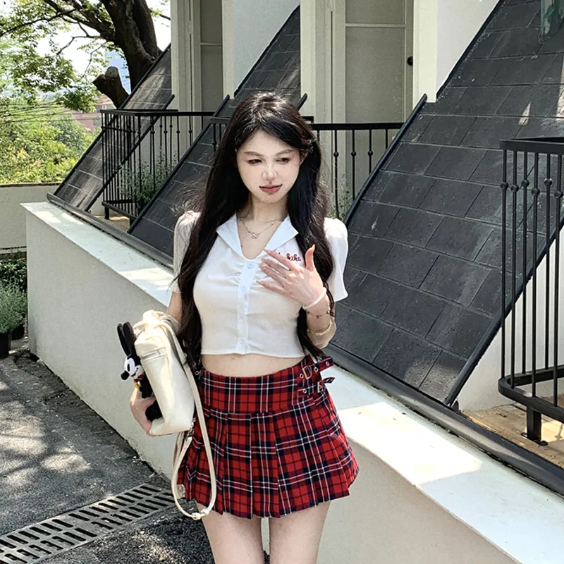 PZHK Two Piece Skirt Sets Women's-3