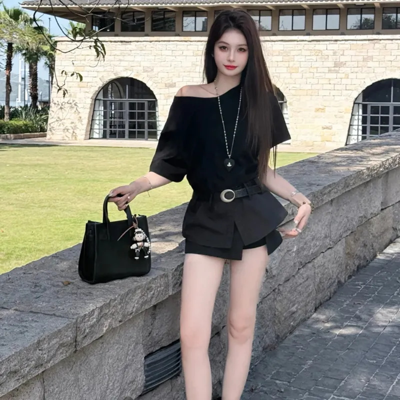 PZHK Two Piece Skirt Sets Women's-10