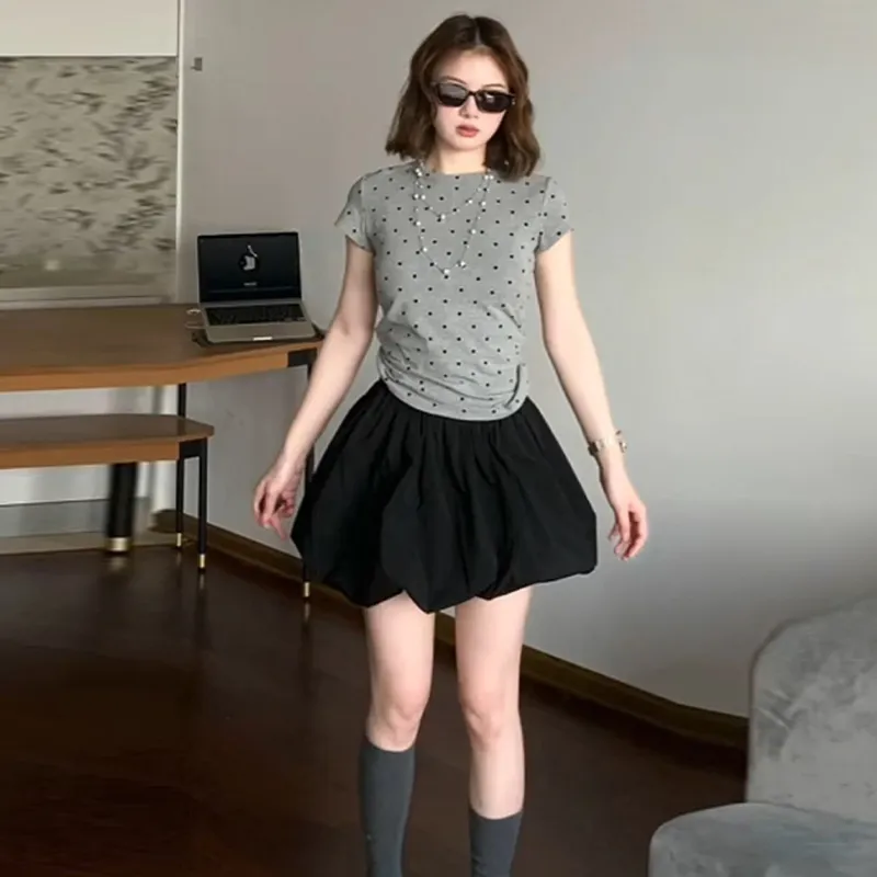 PZHK Two Piece Skirt Sets Women's-2