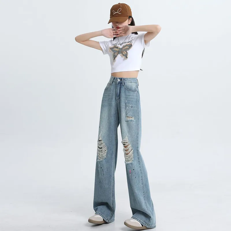 PZHK Jeans Women's Light Blue Shopping Bag-3