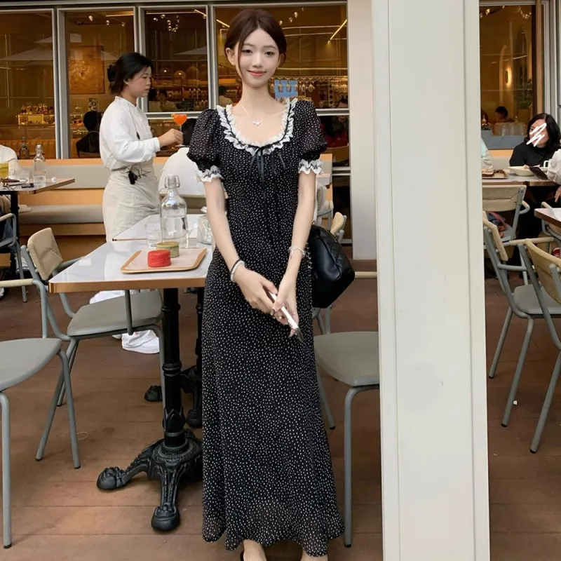 KUNZHUDAXIANG Short Sleeved Dress Women's-10