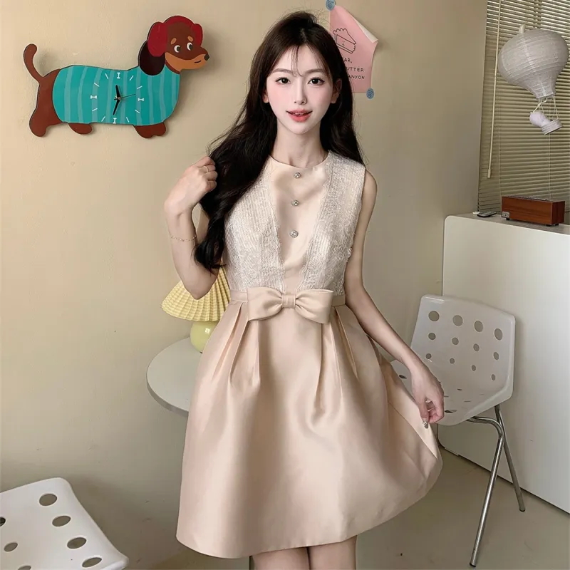 SKYA Sleeveless Dresses Women's Pink-6