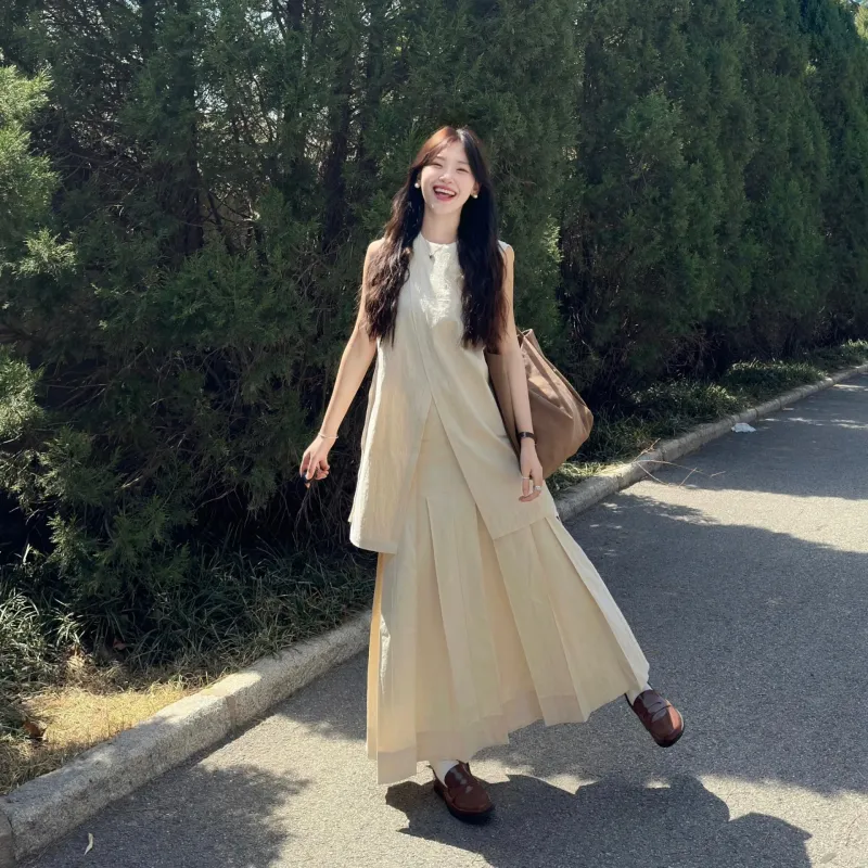 KUNZHUDAXIANG Skirt Set Women's-4