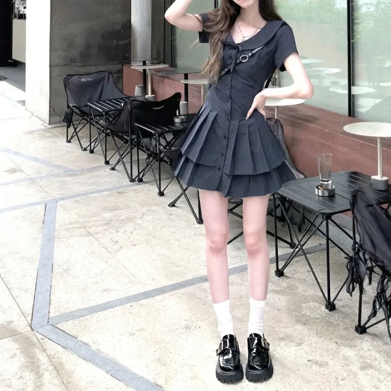 SKYA Short Sleeved Dress Women's-4