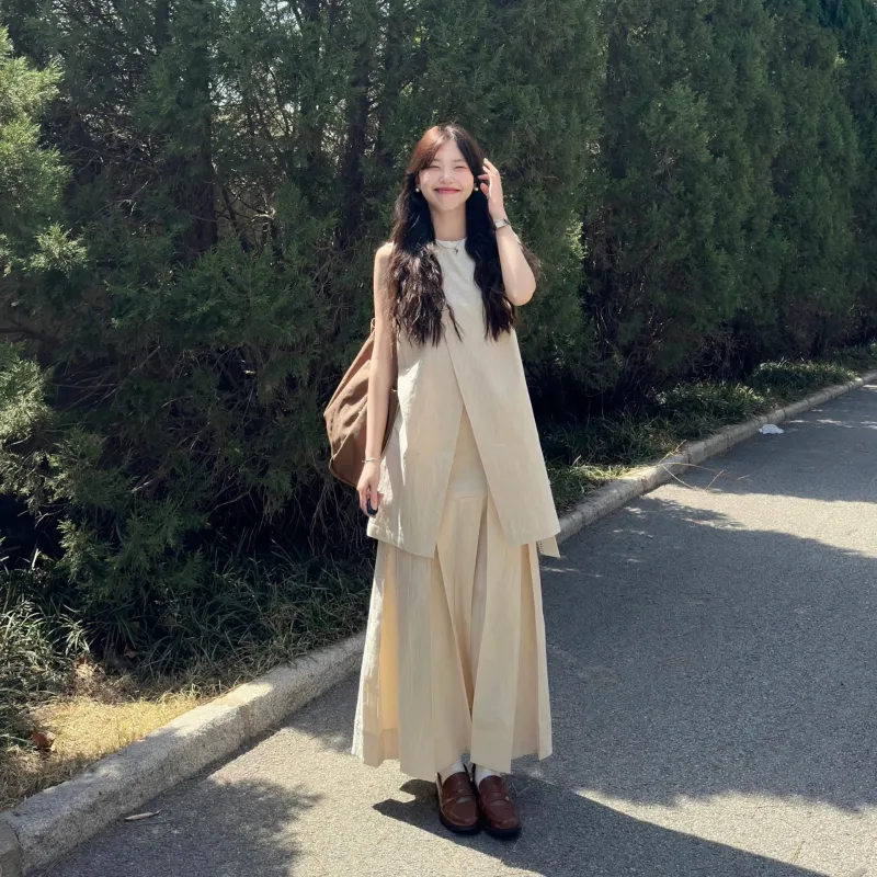 KUNZHUDAXIANG Skirt Set Women's-2