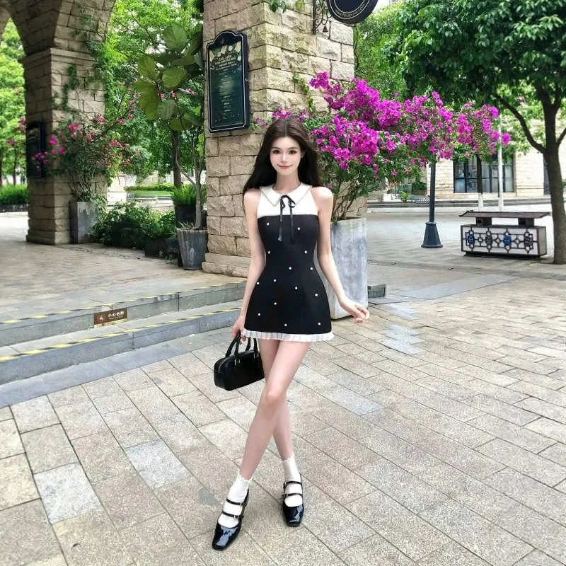 SKYA Sleeveless Dresses Women's Black-3