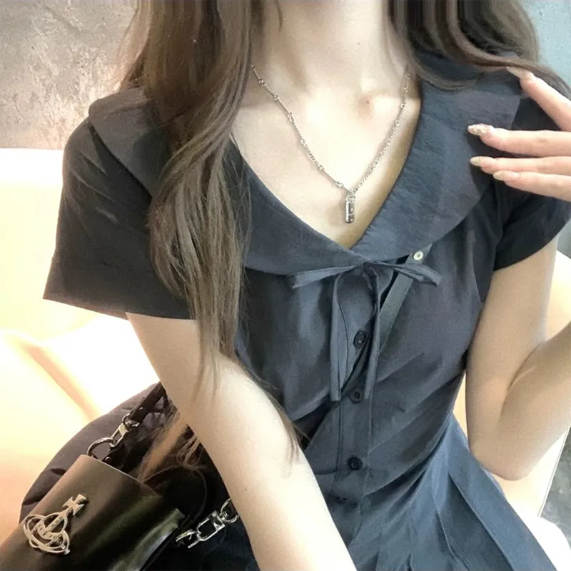 SKYA Short Sleeved Dress Women's-1