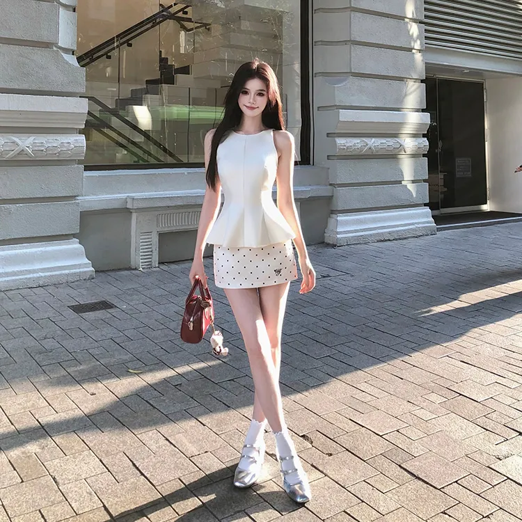 KUNZHUDAXIANG Skirt Set Women's-5