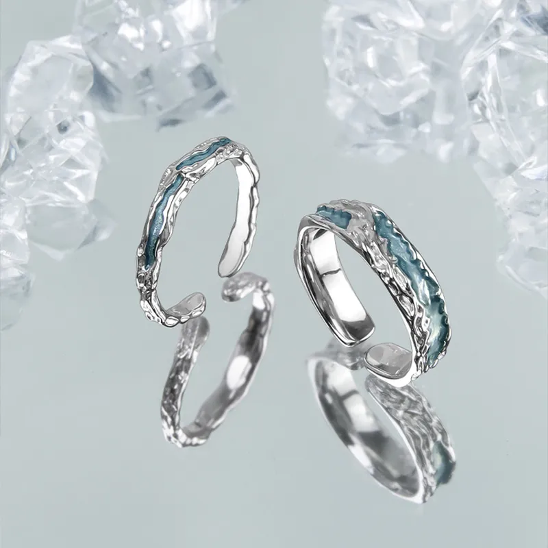 Kelanxi Sterling Silver Rings Unisex-2