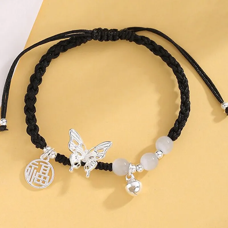 Kelanxi Synthetic/Artificial Glass Cat Eye Rope Bracelets Women's-4