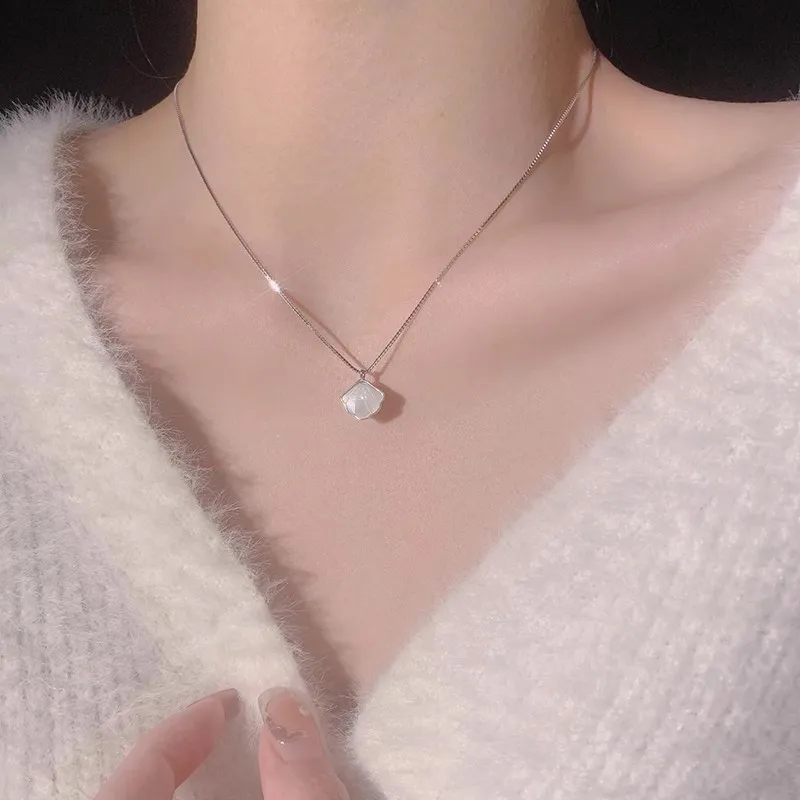 Kelanxi Mother Of Pearl Necklaces Women's-1
