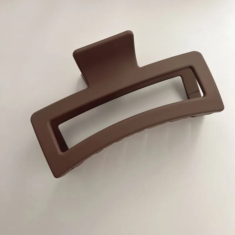 Kelanxi Resin Hair Clips Women's Beige/Coffee-6