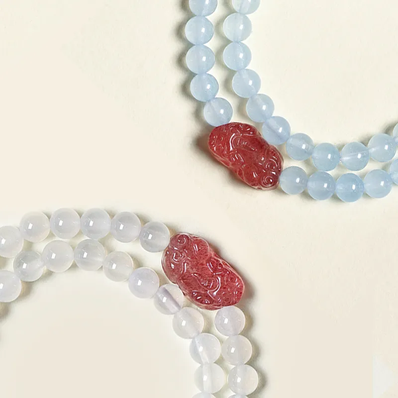 Kelanxi Chalcedony Jade Bracelets Women's-6