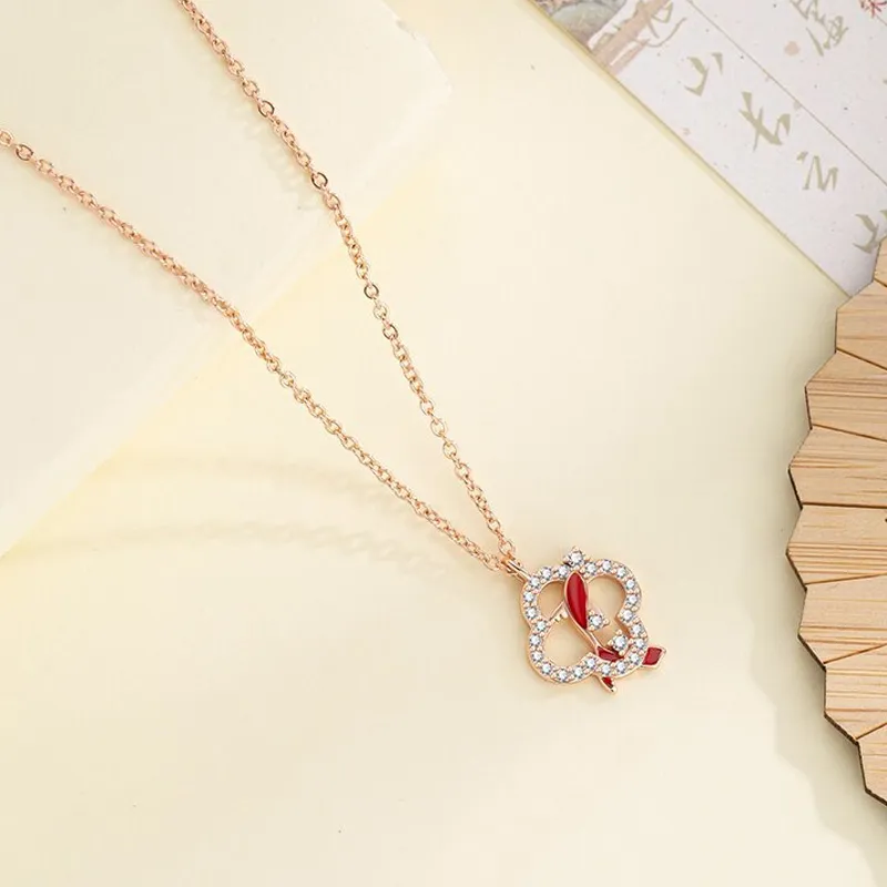 Kelanxi Copper Necklaces Women's-5