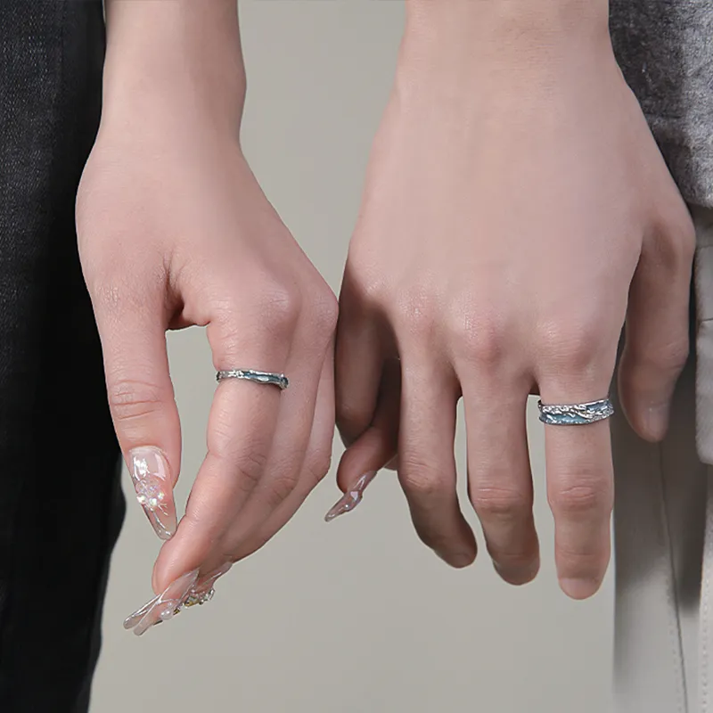 Kelanxi Sterling Silver Rings Unisex-4