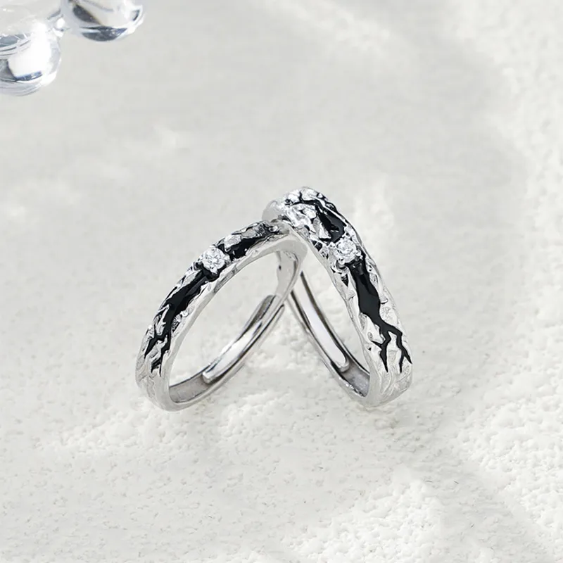 Kelanxi 999 Fine Silver Rings Unisex-2
