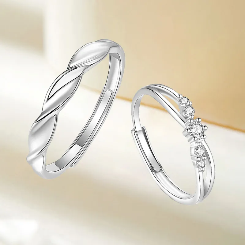 Kelanxi 999 Fine Silver Rings Unisex-4