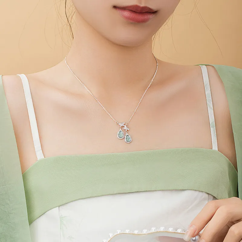 Kelanxi Copper Necklaces Women's-4
