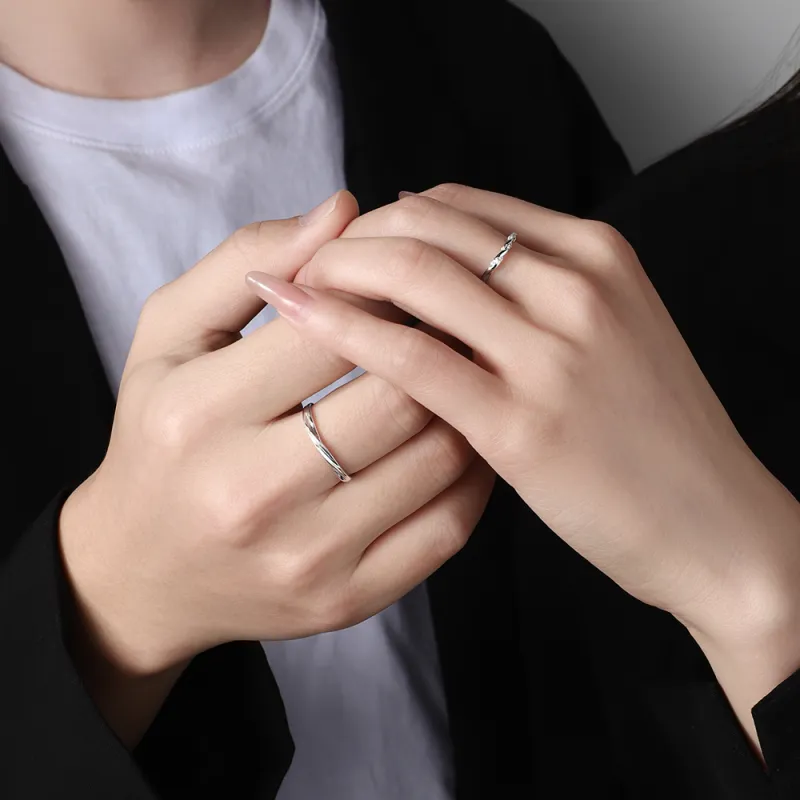 Kelanxi 999 Fine Silver Rings Unisex-2