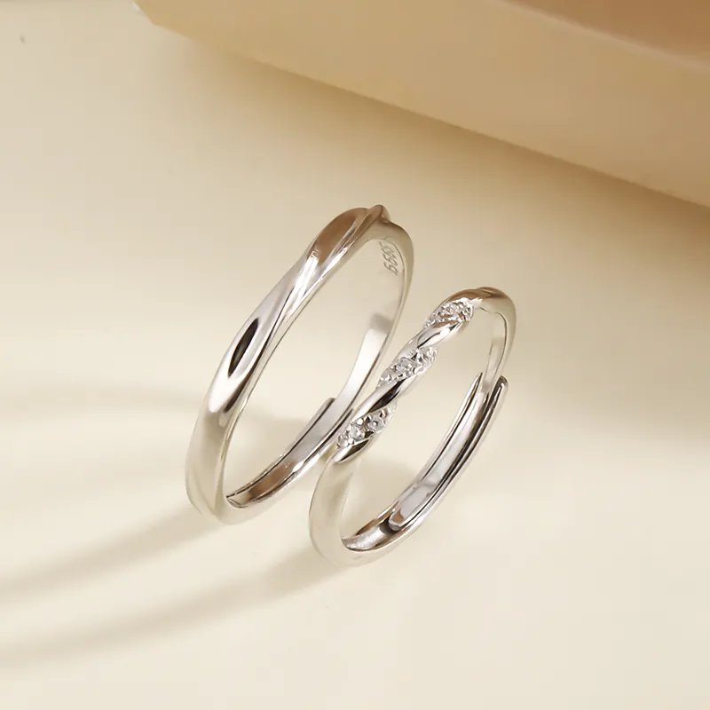 Kelanxi 999 Fine Silver Rings Unisex-3